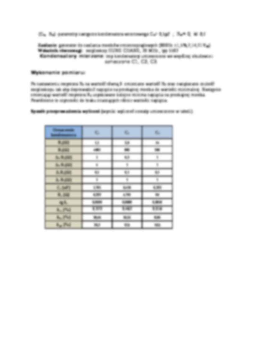 Pomiary impedancji - metody mostkowe - strona 2