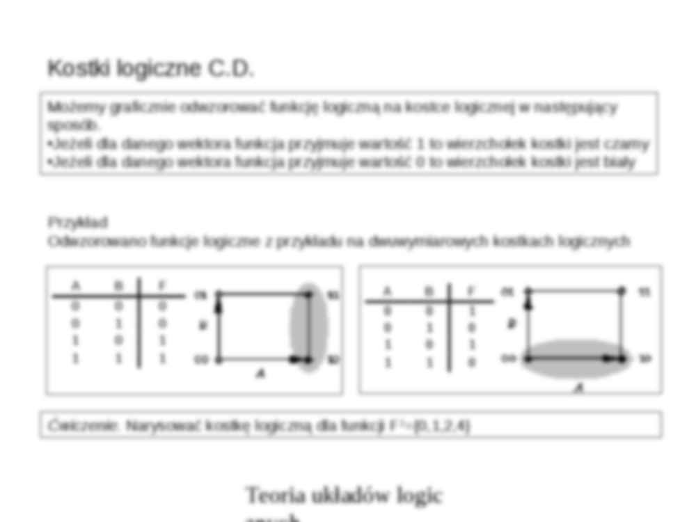 teoria układów logicznych - strona 3