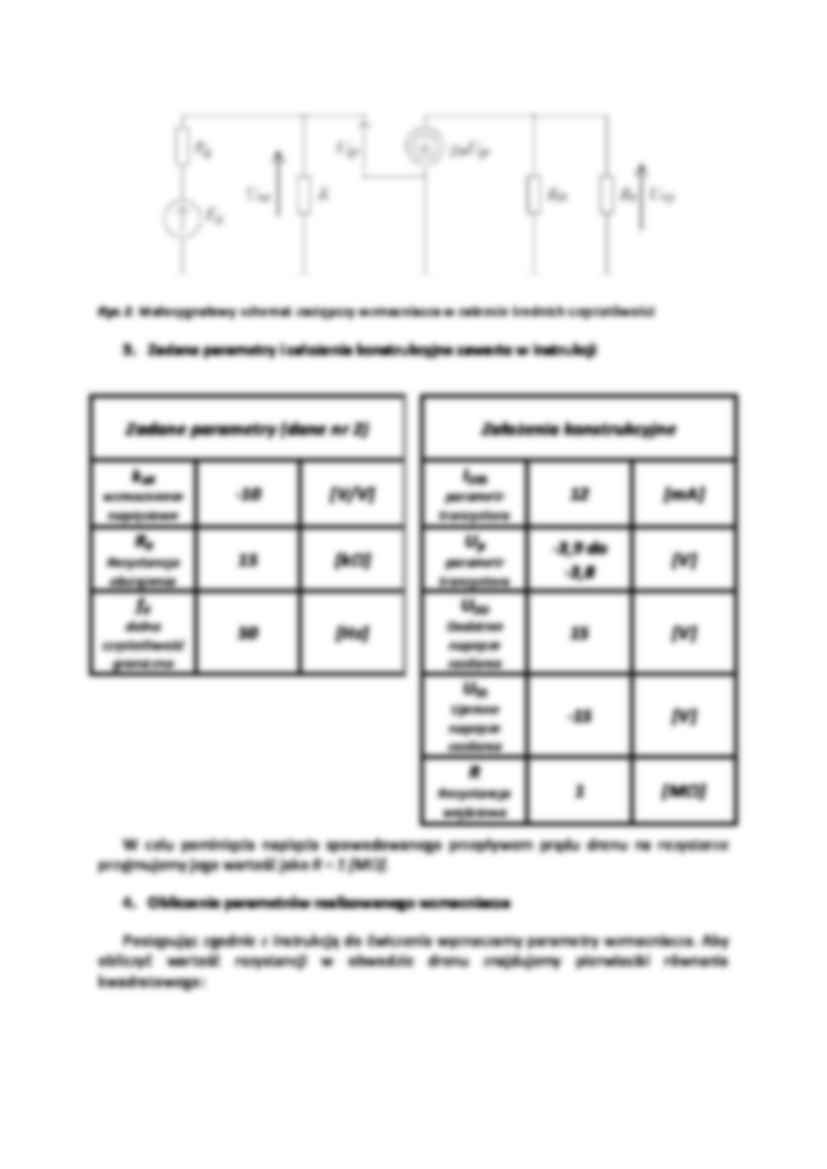 Unipolarne wzmacniacze napięciowe w konfiguracji OS - strona 2
