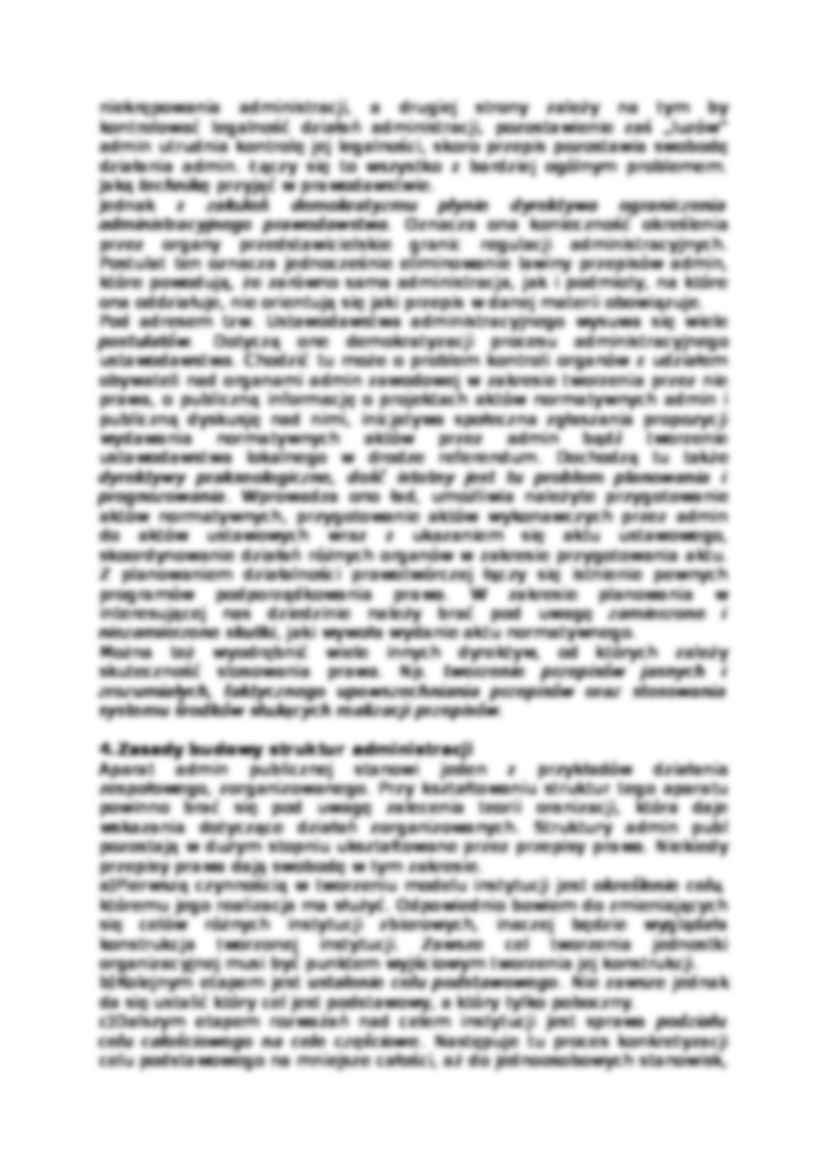 Nauka o administracji - wykłady - strona 3