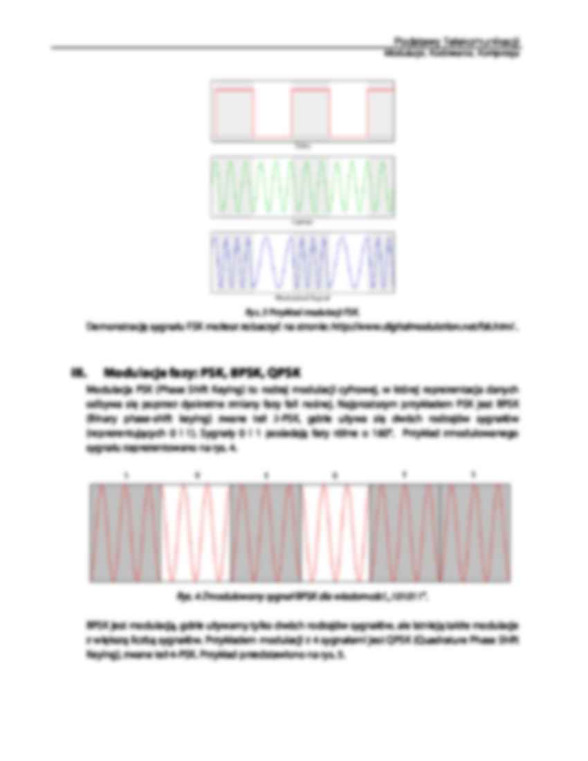 Modulacje cyfrowe i wielodostępowość - strona 2