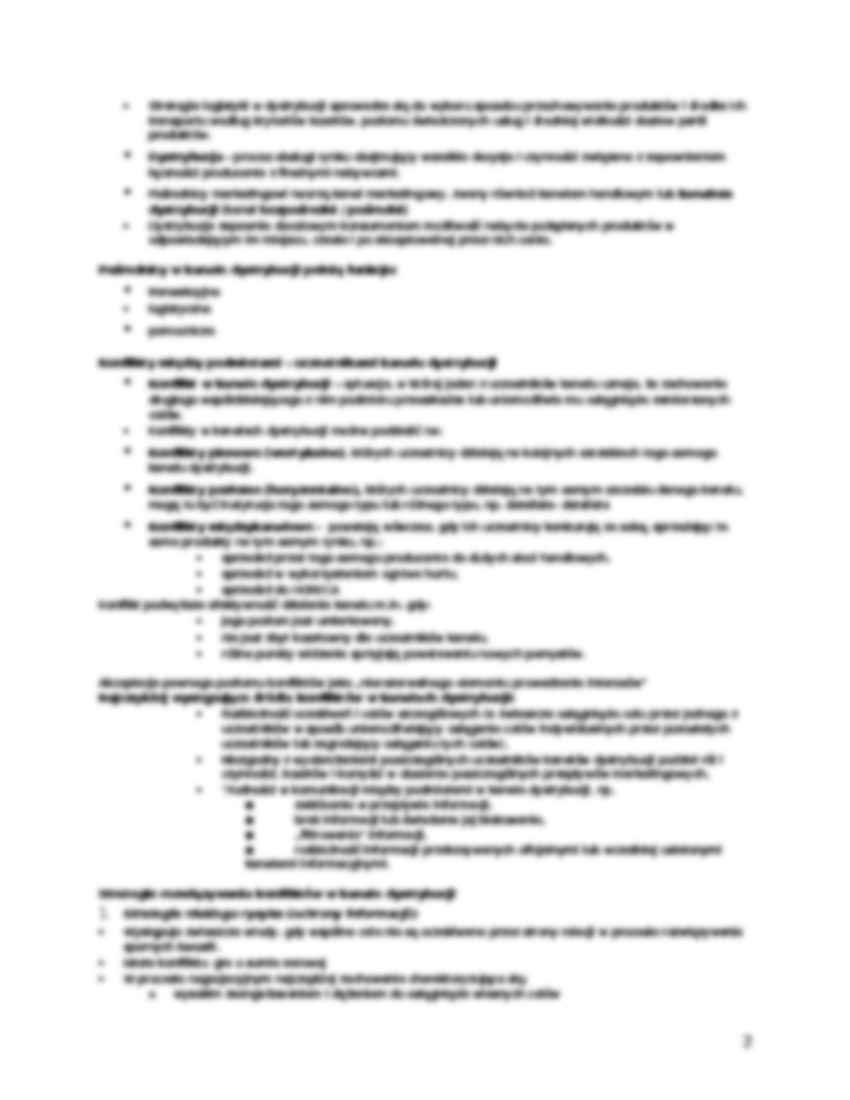 Konflikty w kanałach dystrybucji - strona 2