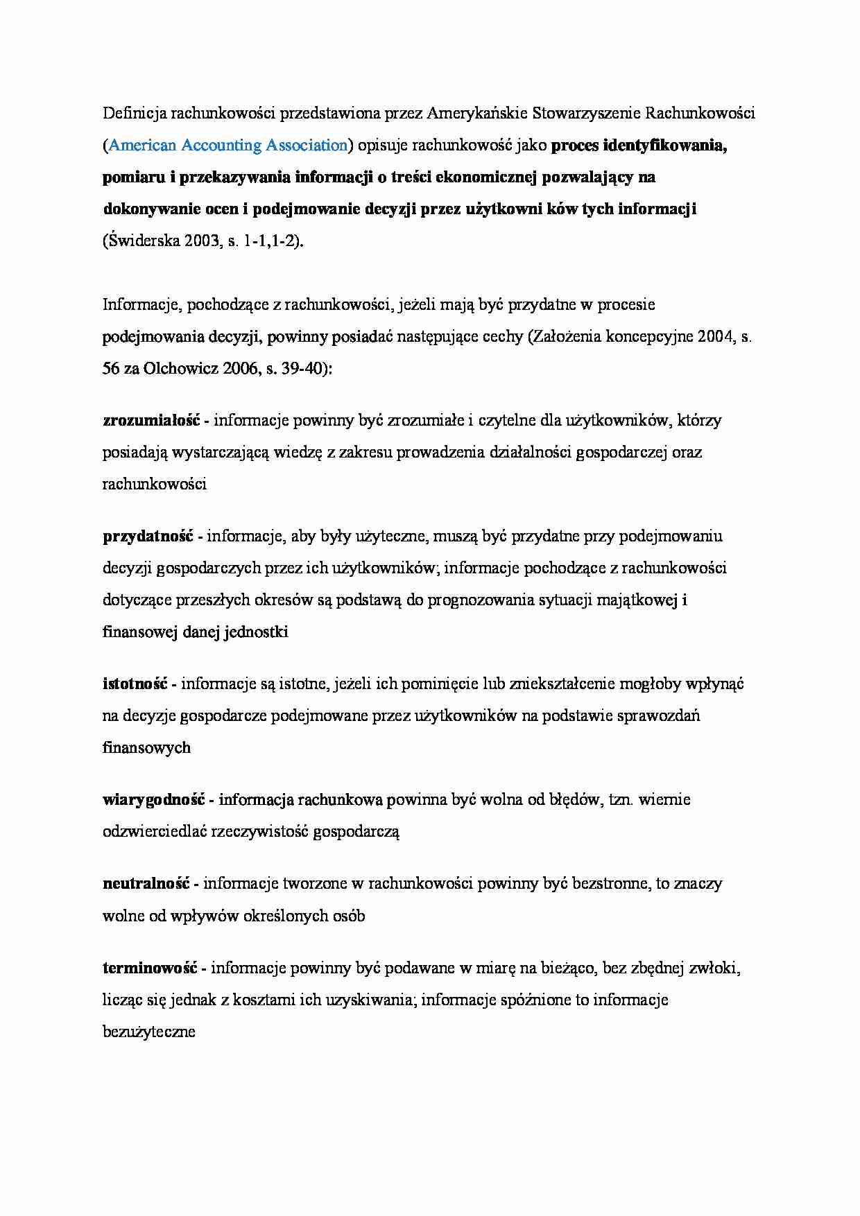 Podstawowe zagadnienia z rachunkowości- wstęp - strona 1