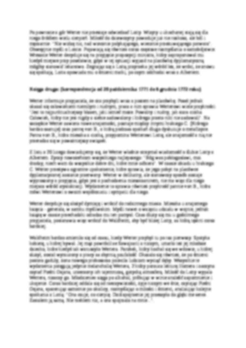 Cierpienia młodego Wertera - streszczenie - strona 3