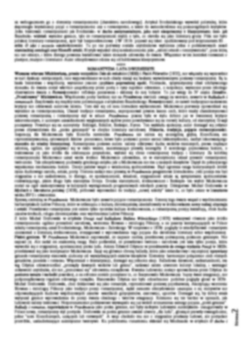 Idee programowe romantyków polskich - strona 2