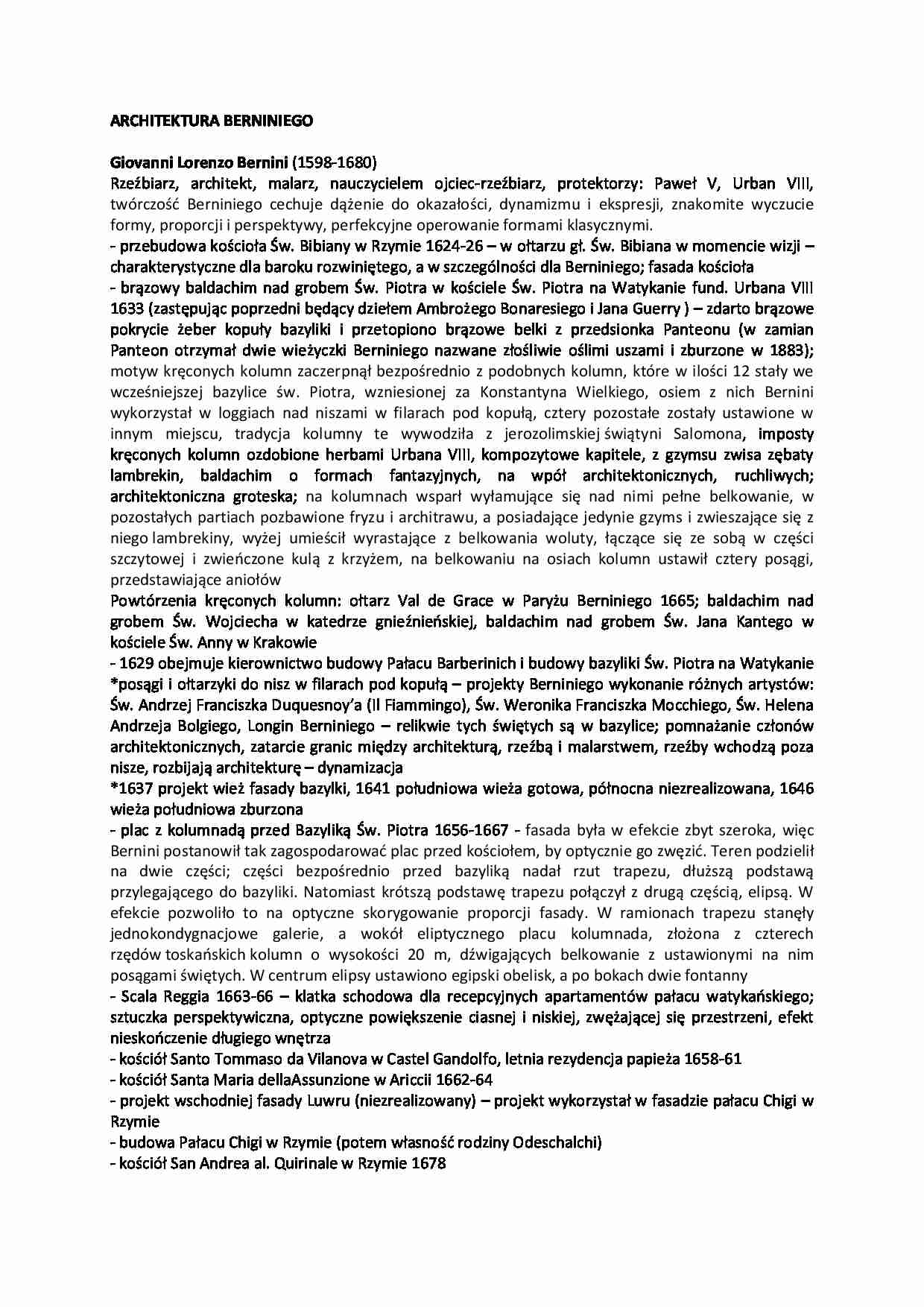  ARCHITEKTURA BERNINIEGO  - strona 1