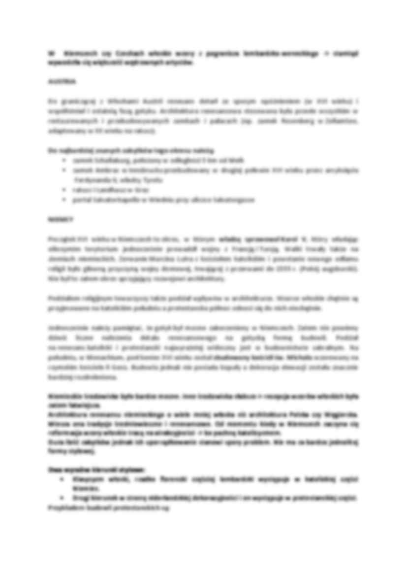  ARCHITEKTURA EUROPY ŚRODKOWEJ W XVI WIEKU - strona 2