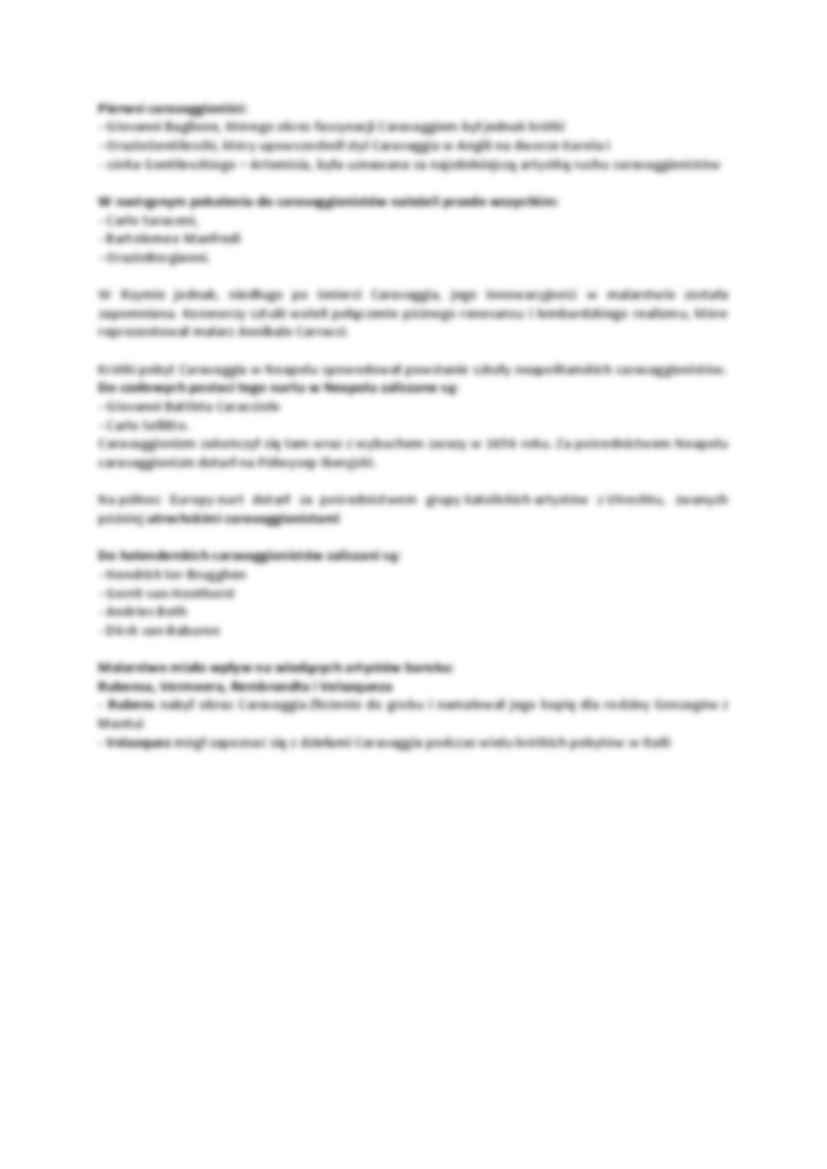  CARAVAGGIONIŚCI. - strona 2