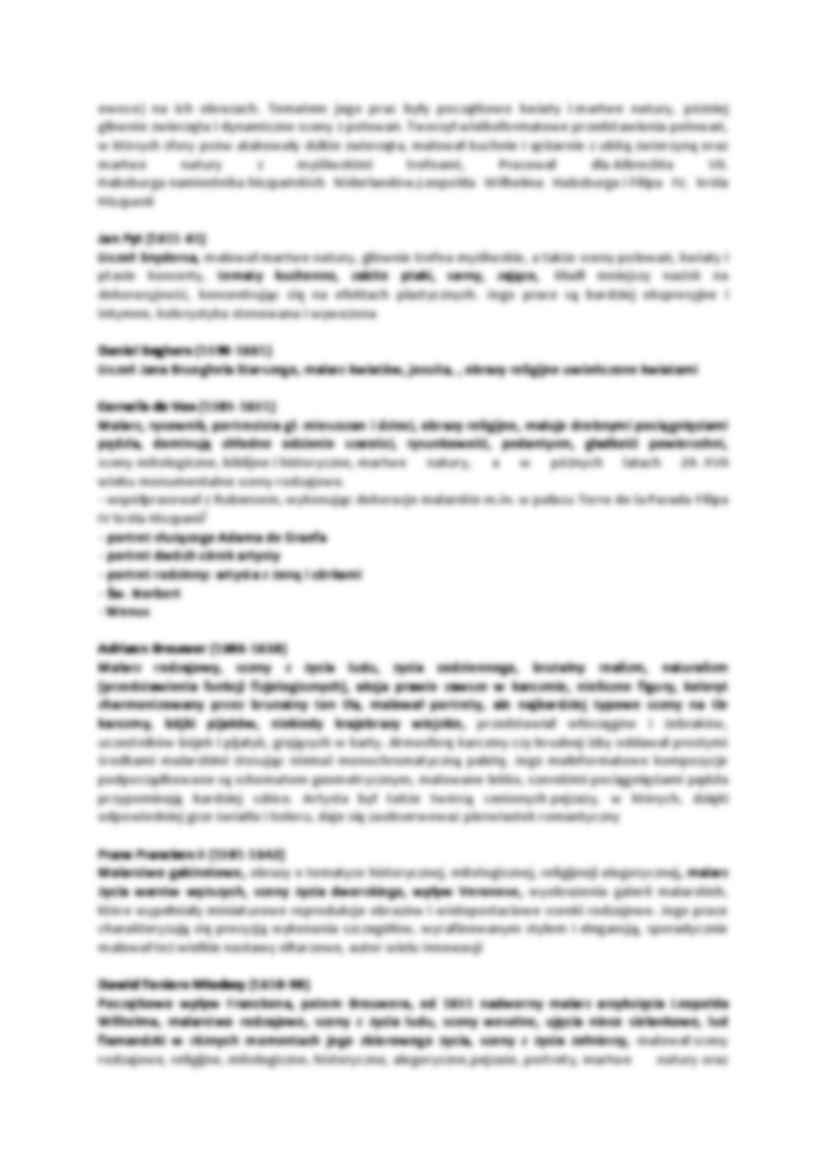  MALARSTWO FLAMANDZKIE POZA RUBENSEM I VAN DYCKIEM - strona 2