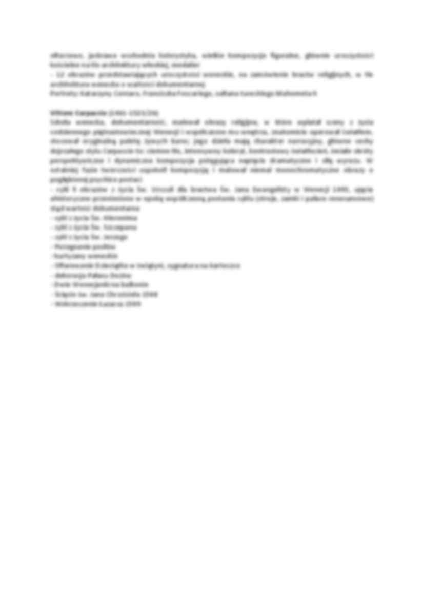 Nowożytność -  MALARSTWO WENECKIE XV WIEKU - strona 2