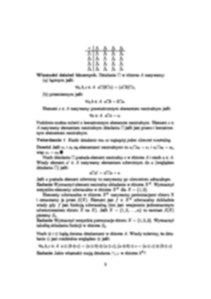 Algebra - działania - strona 2
