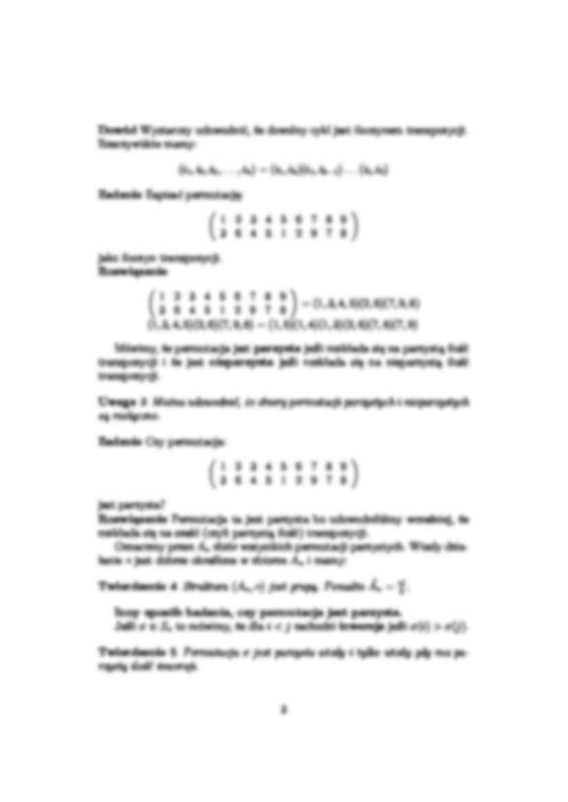 Permutacje 1 - algebra - strona 3
