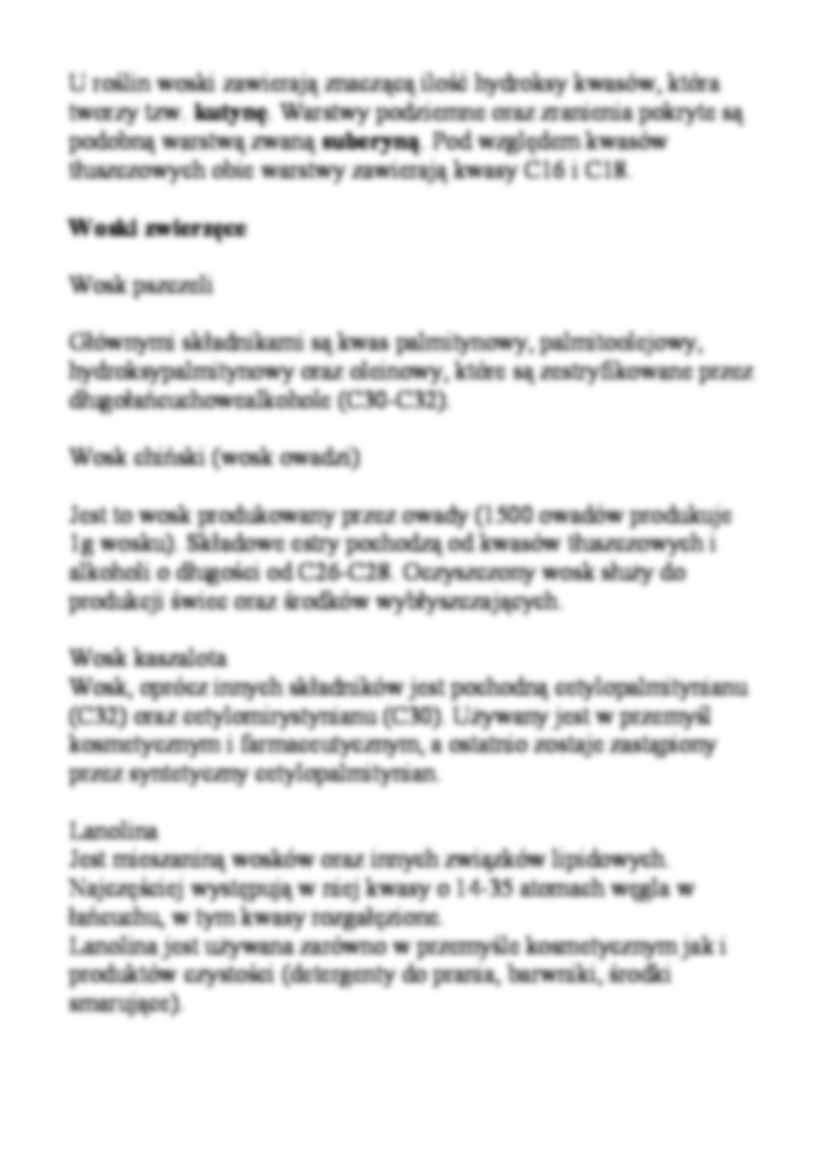 Lipidy - woski - strona 2