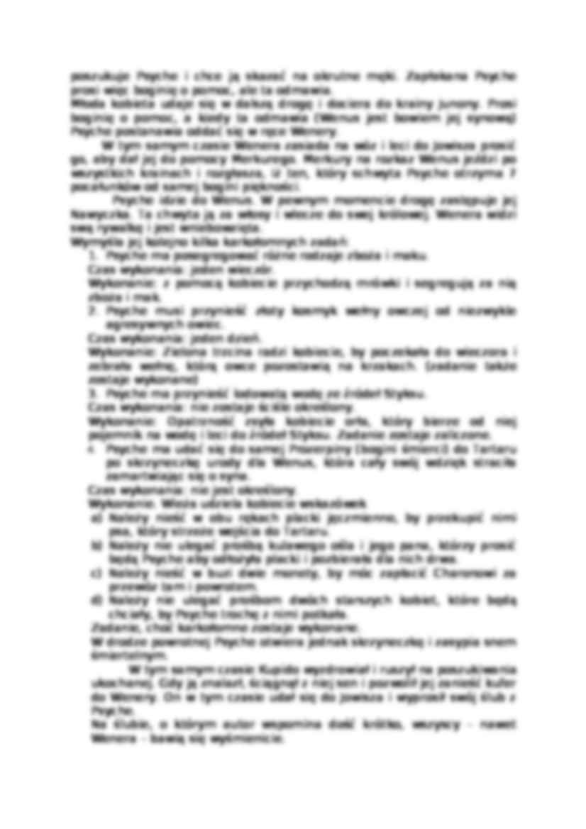 Apulejusz - Amor i Psyche - opowiadanie - strona 3