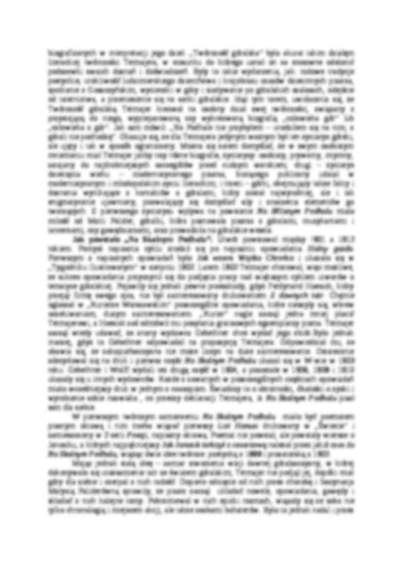 Na skalnym podhalu - Wstęp - strona 2