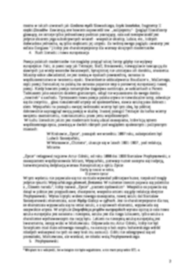 Poezja Młodej Polski - strona 2