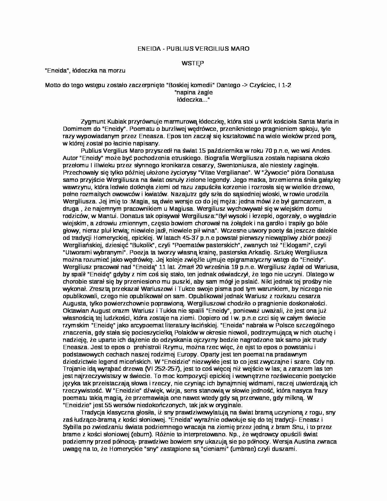 Wergiliusz - Eneida - strona 1