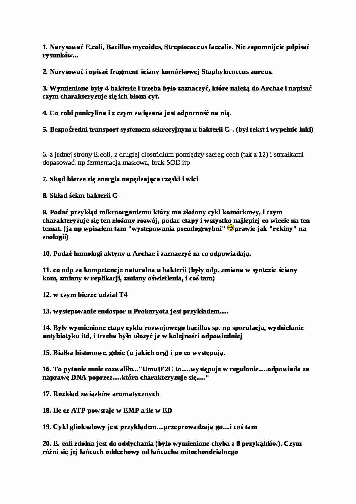Zestaw Egzaminacyjny - strona 1