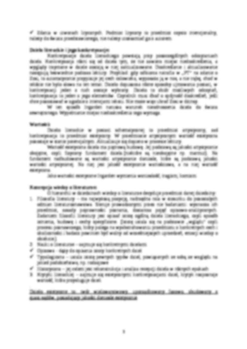 Z teorii dzieła literackiego - strona 3