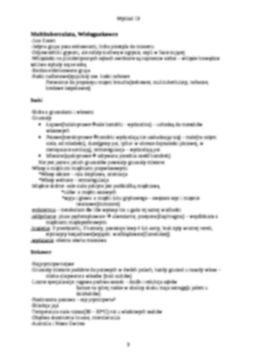 Zoologia kręgowców - wykład 13 - strona 3