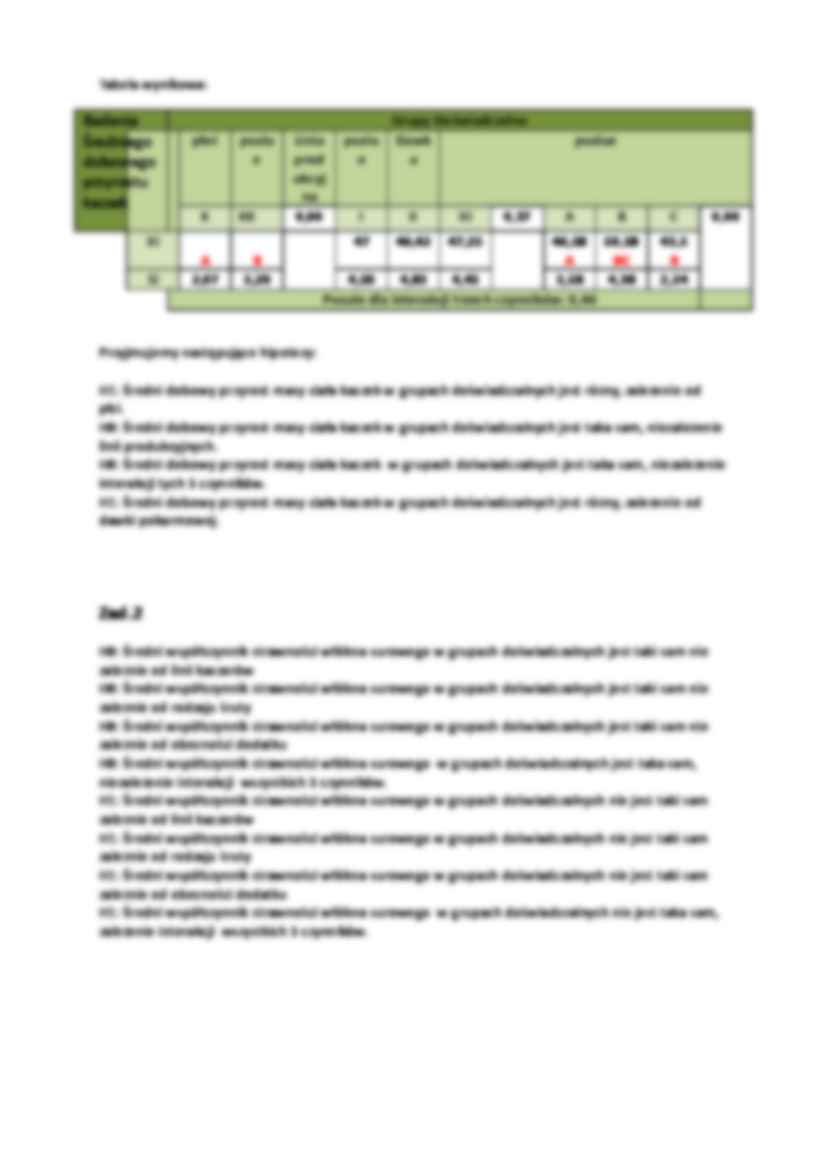 Sprawozdanie z anovy trzyczynnikowej - strona 2