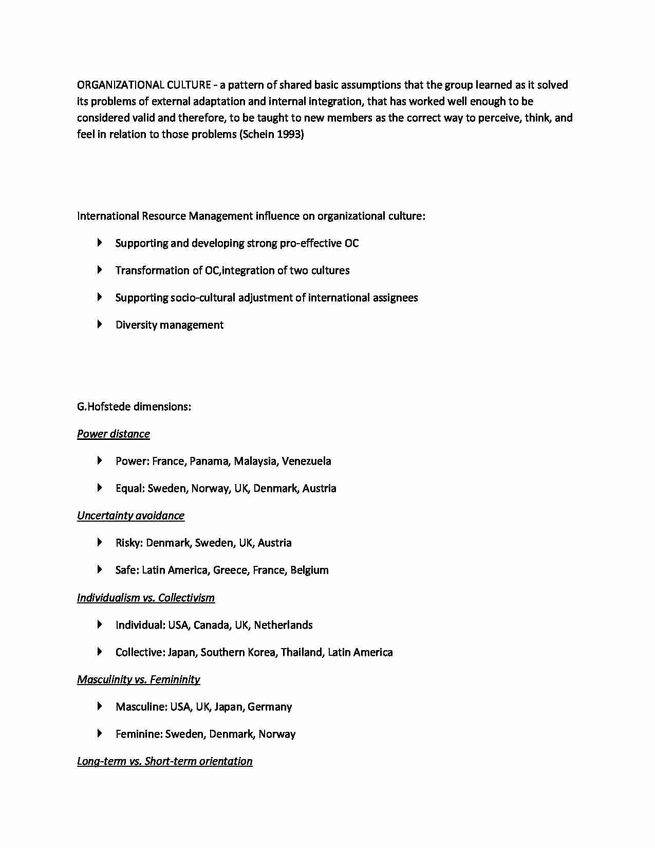 Culture context of IHRM - strona 1