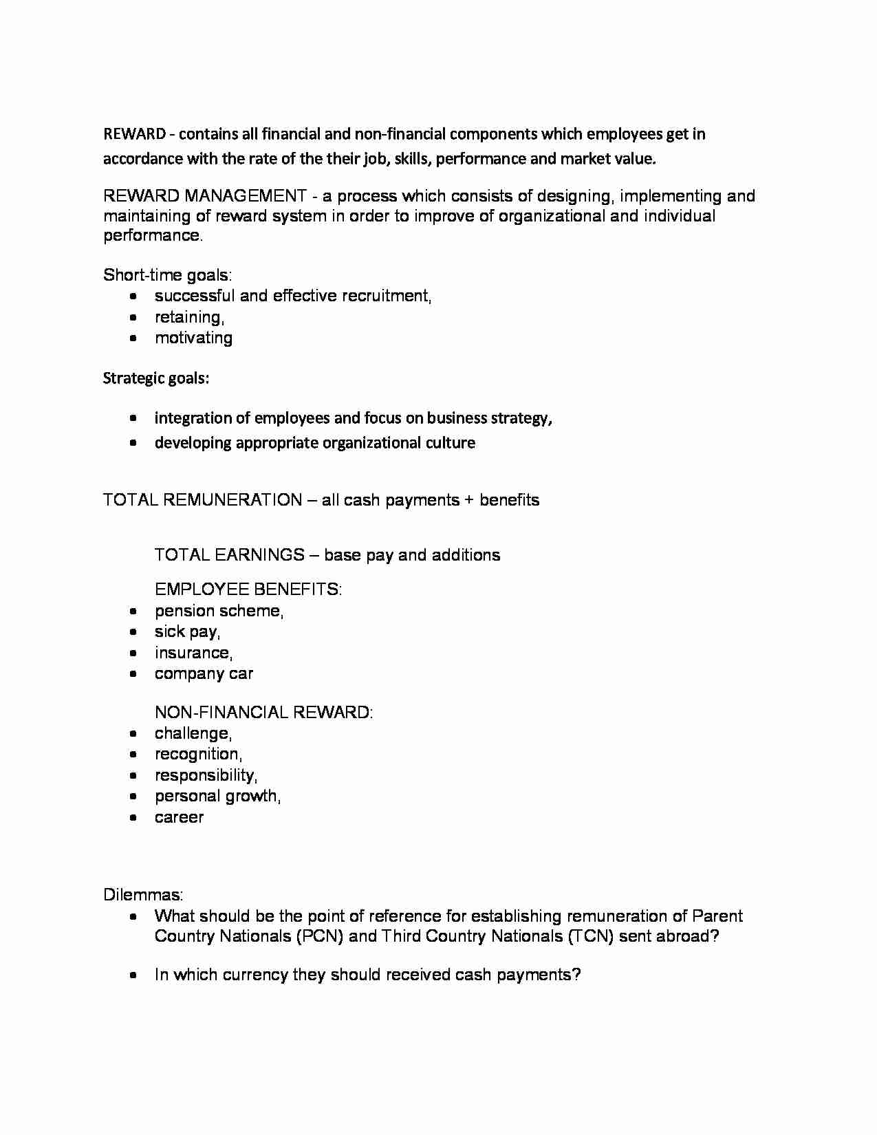 Reward Management - strona 1