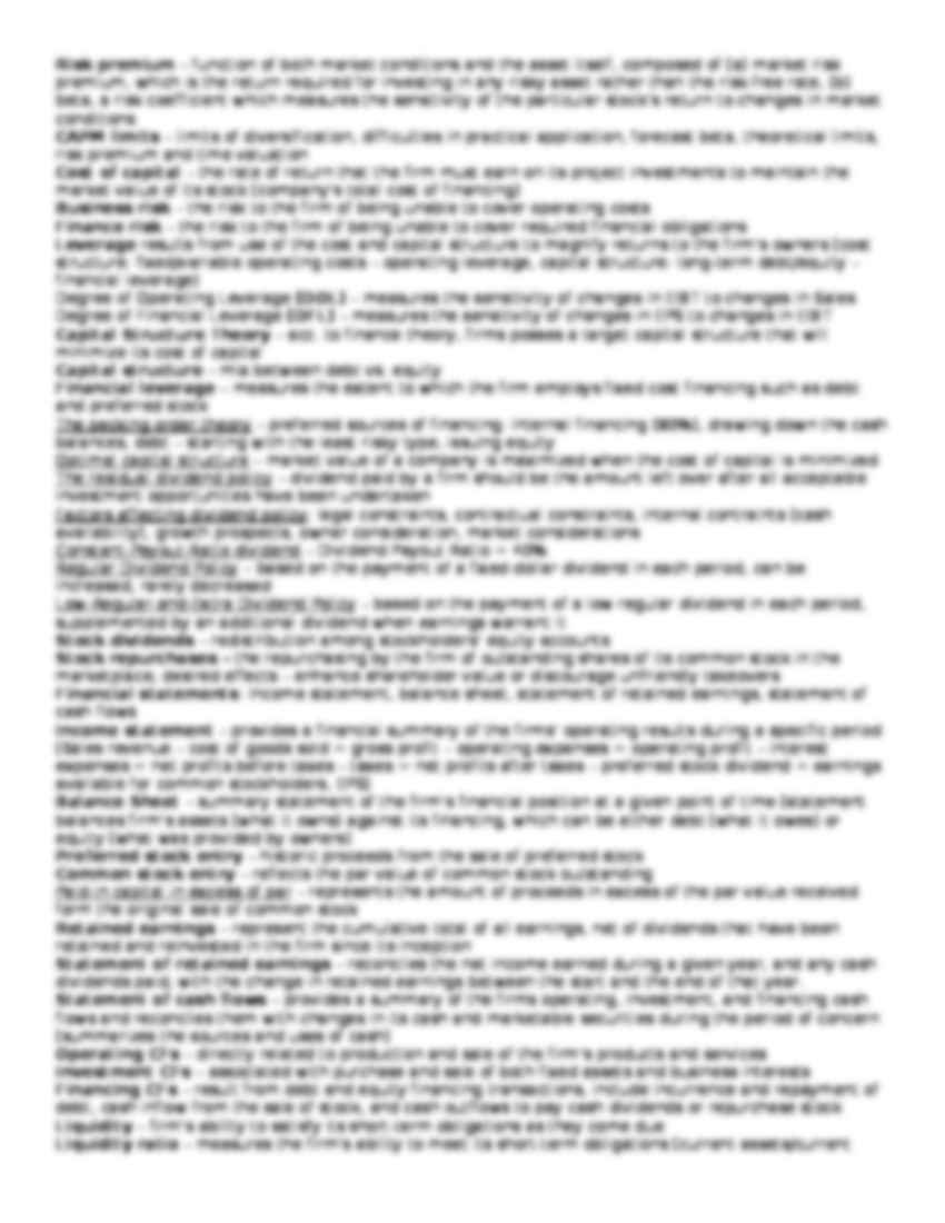 Corporate Finance - pojecia - strona 2