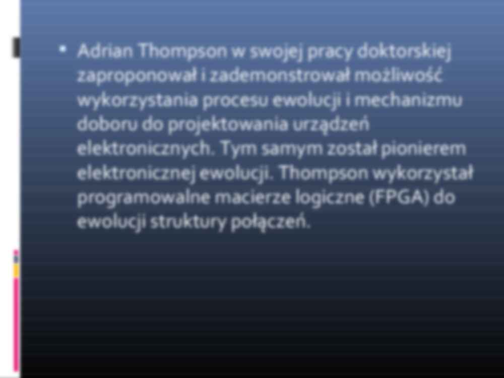 Elektroniczna ewolucja - ewolucjonizm - strona 3