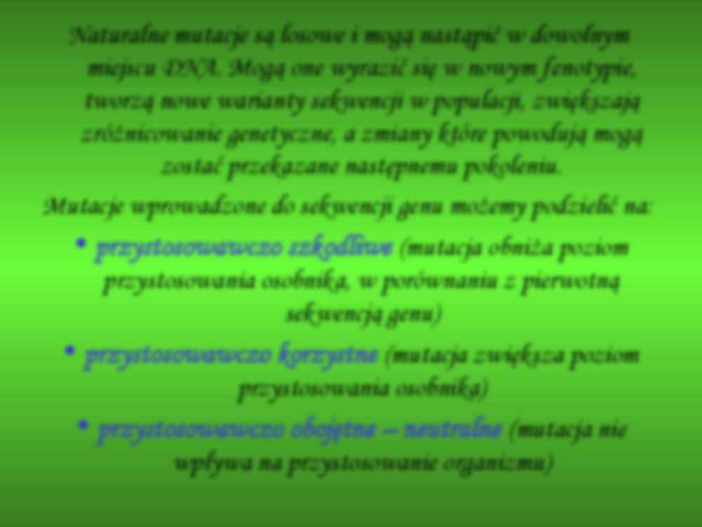 Ewolucja molekularna - ewolucjonizm - strona 3