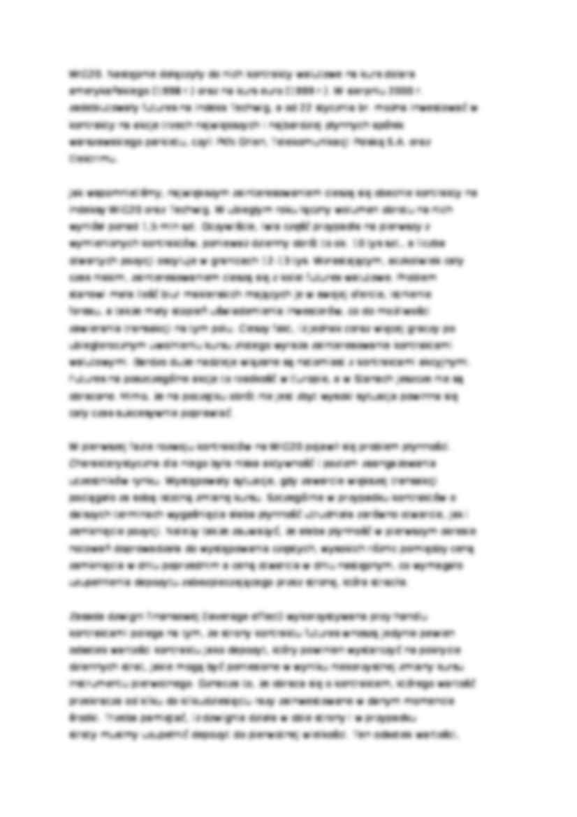 Kontrakty terminowe - futures - strona 3