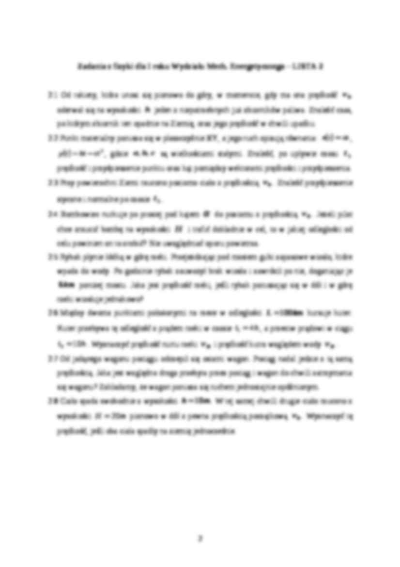 Fizyka - zadania 1 - Przyspieszenie - strona 2