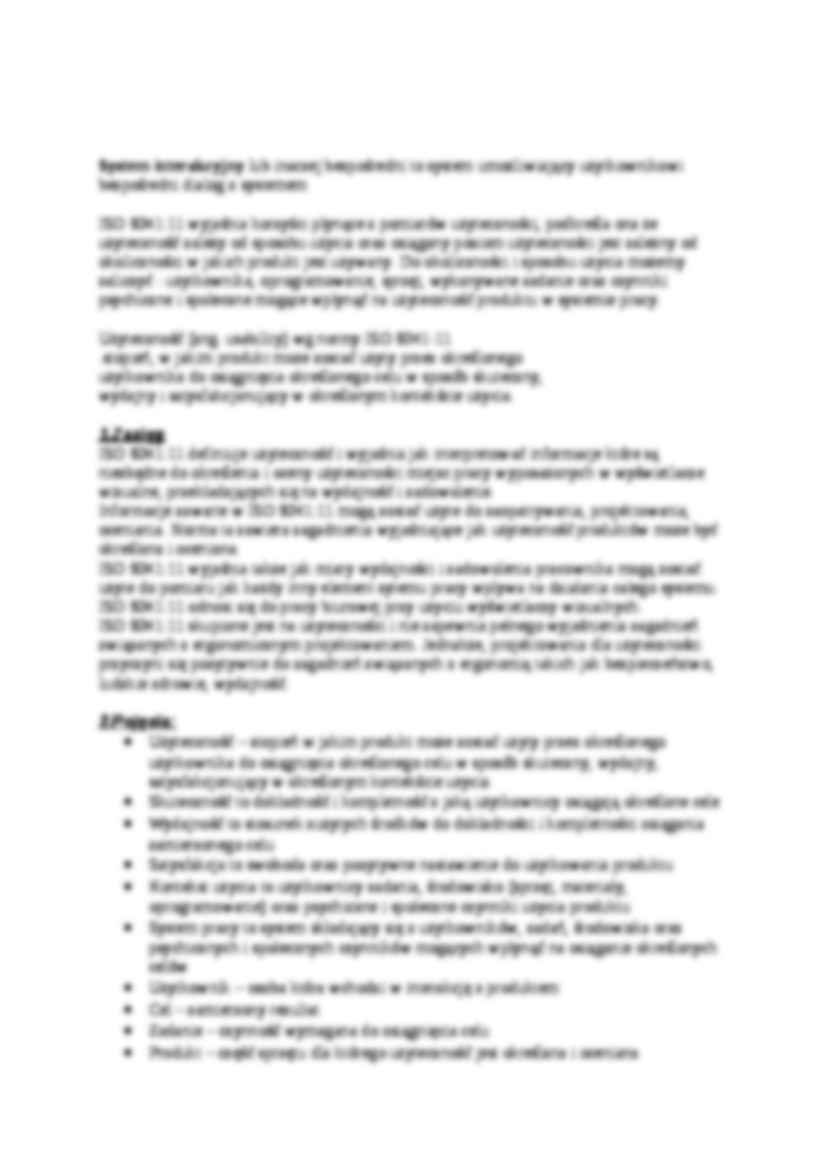 Użyteczność systemów interakcyjnych - strona 2