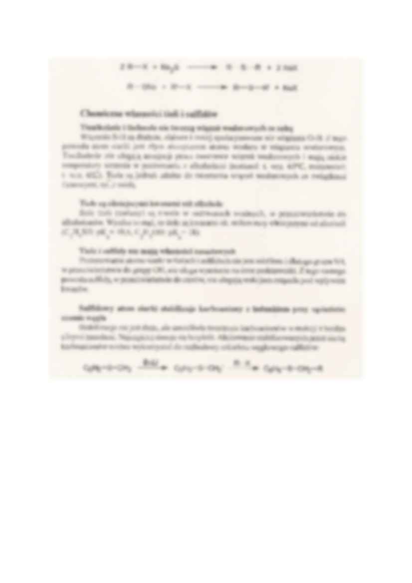 Organiczne pochodne siarki  - strona 3