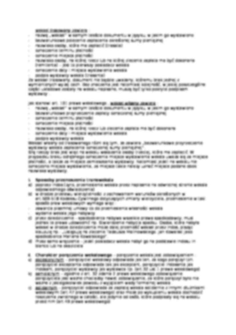 Weksel i prawo wekslowe - strona 2