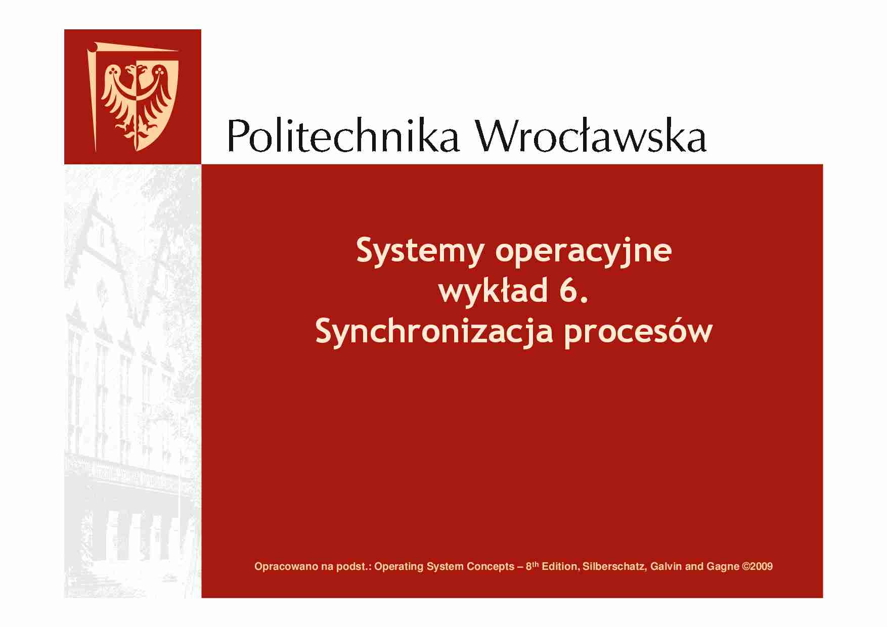 Synchronizacja procesów - strona 1
