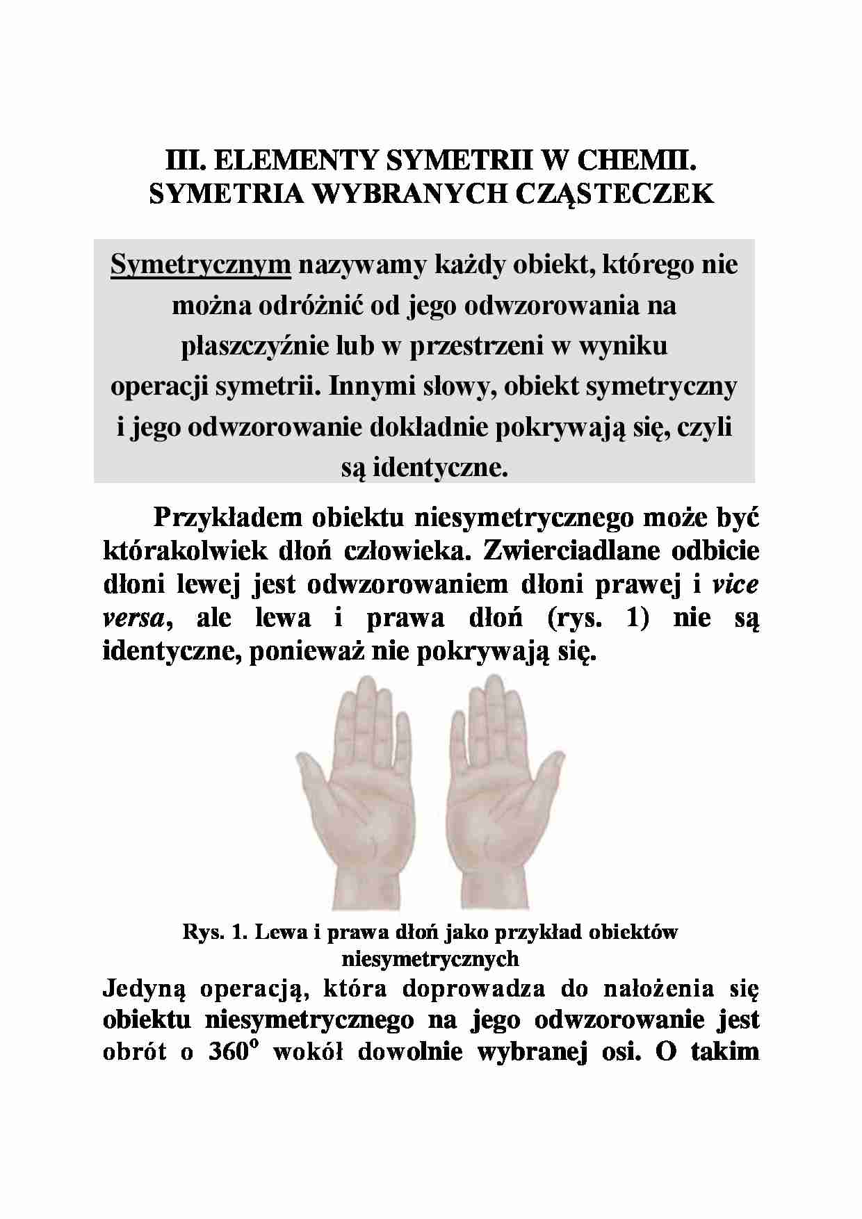 Elementy symetrii w chemii - strona 1