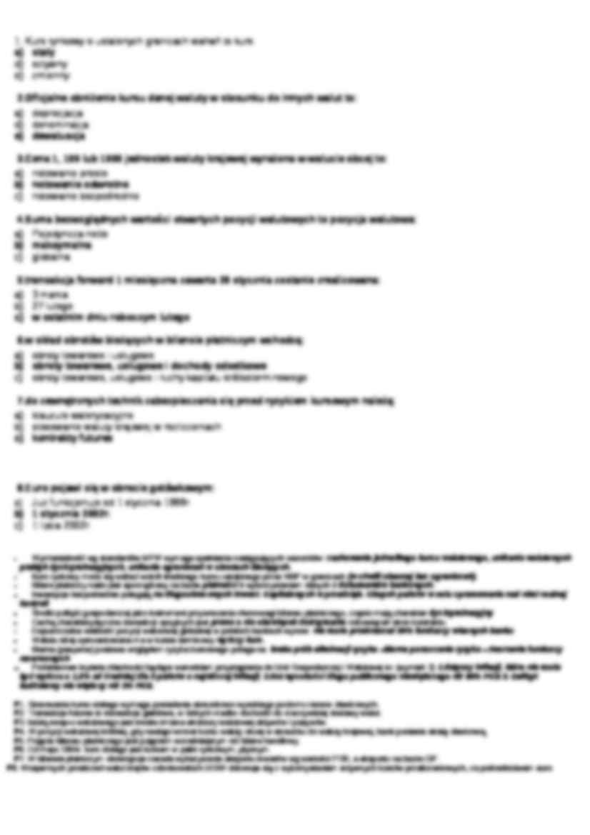 Finanse międzynarodowe - egzamin - strona 3