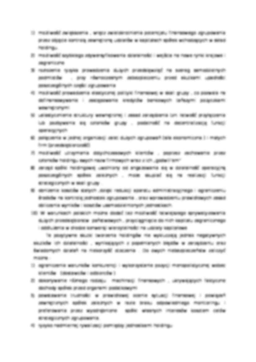 Holding jako szczególna forma monopolizacji - strona 3