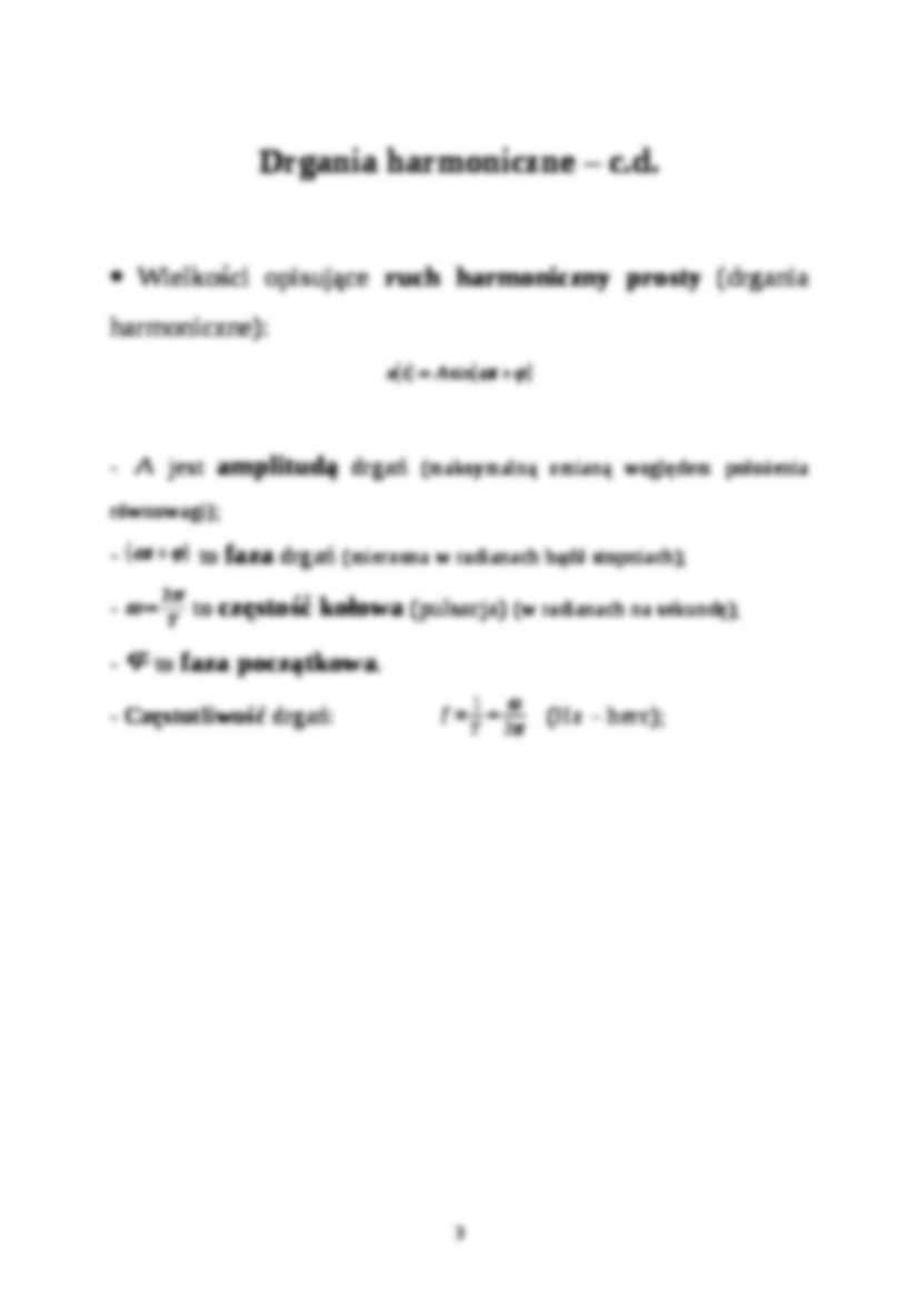 Ruch drgający w fizyce - strona 3