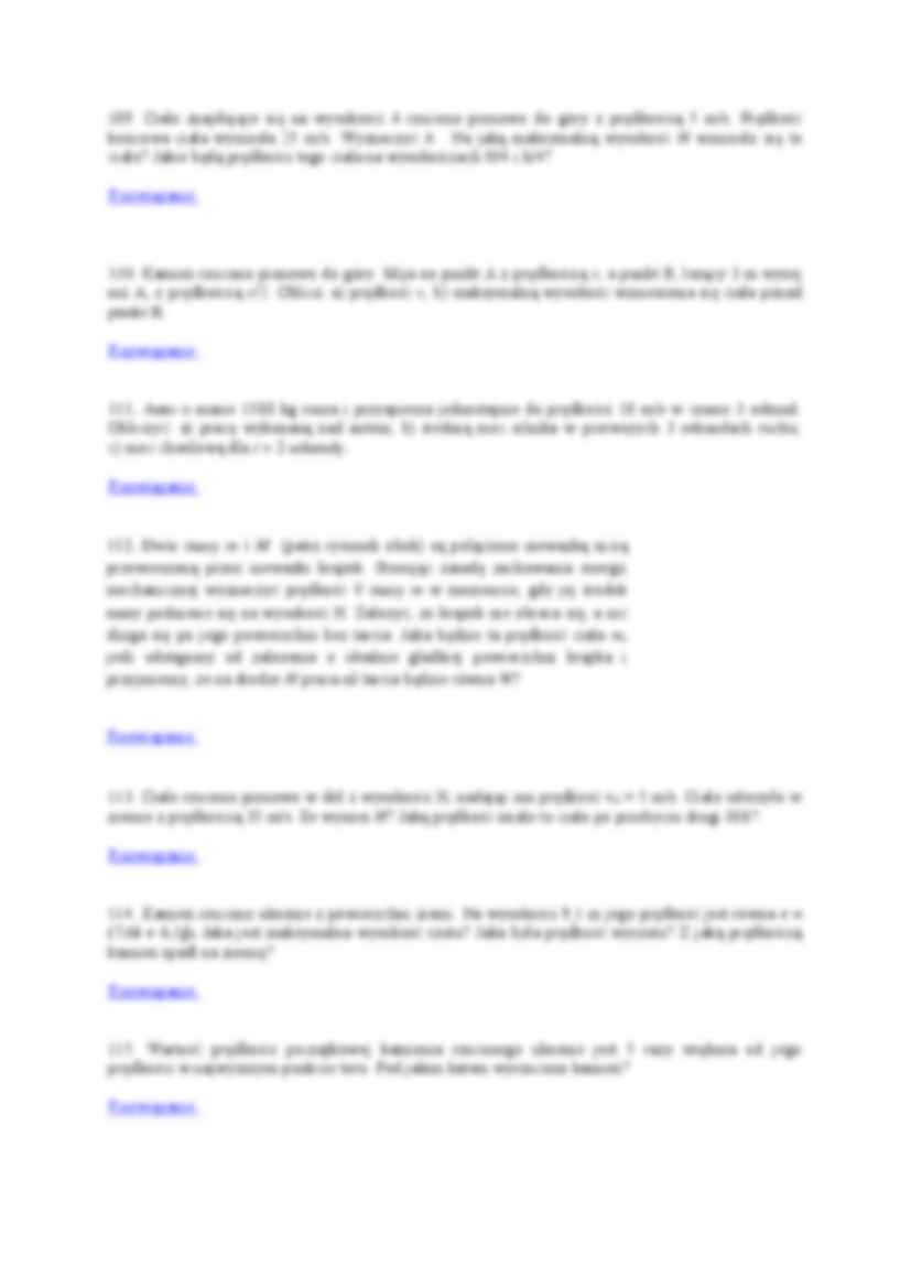 Praca i energia. Środek masy - strona 2