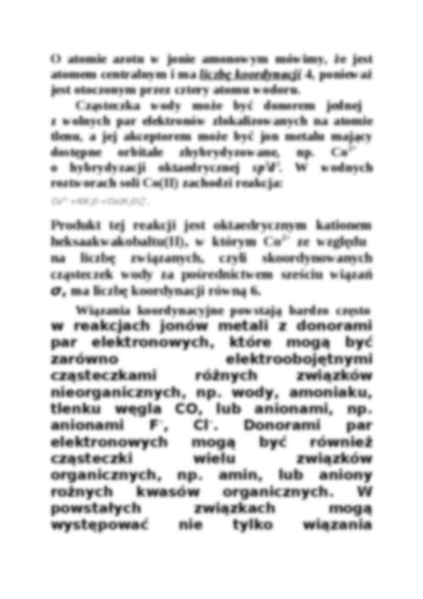 Związki kompleksowe/koordynacyjne - strona 3