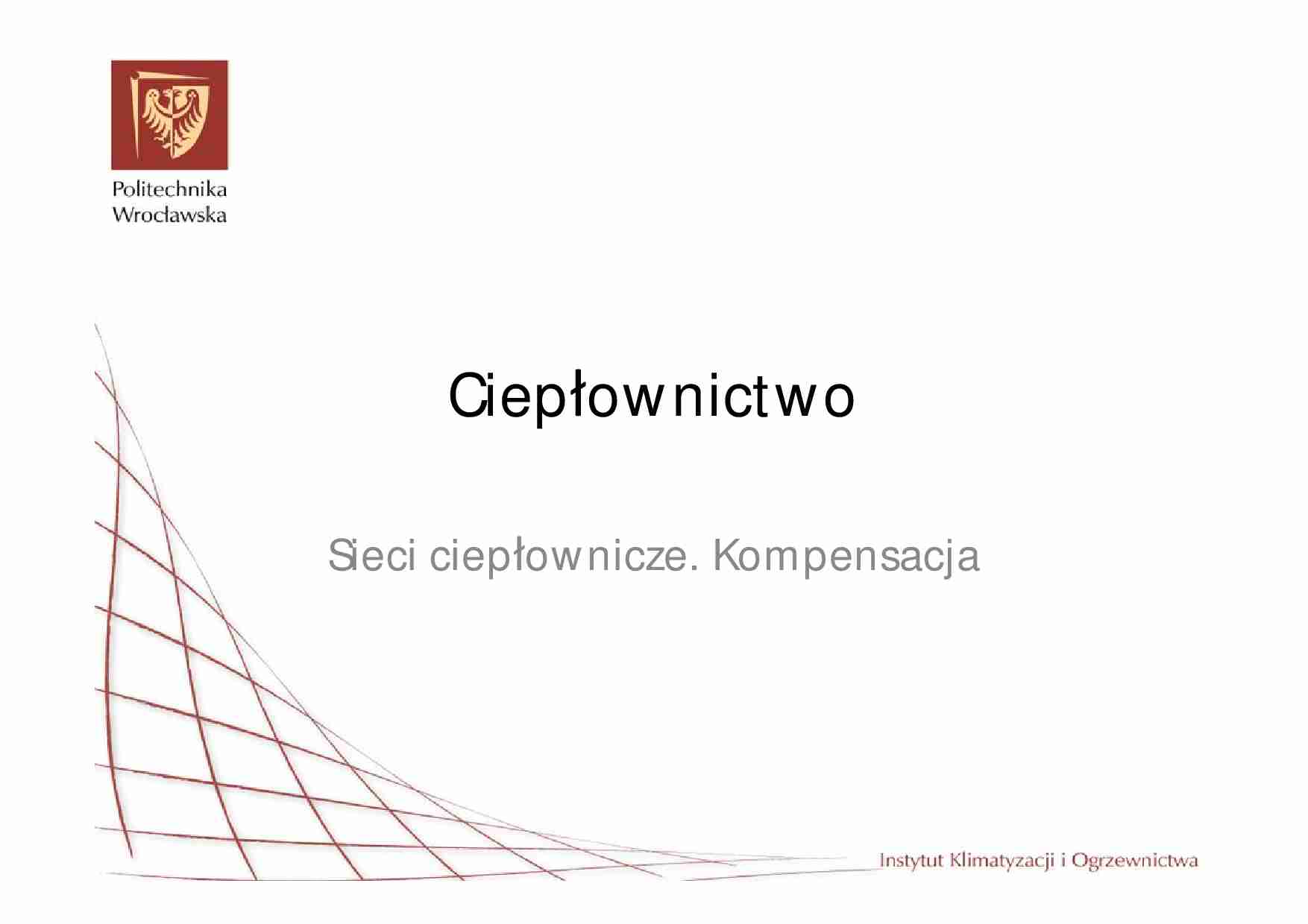 Sieci ciepłownicze - kompensacja - strona 1