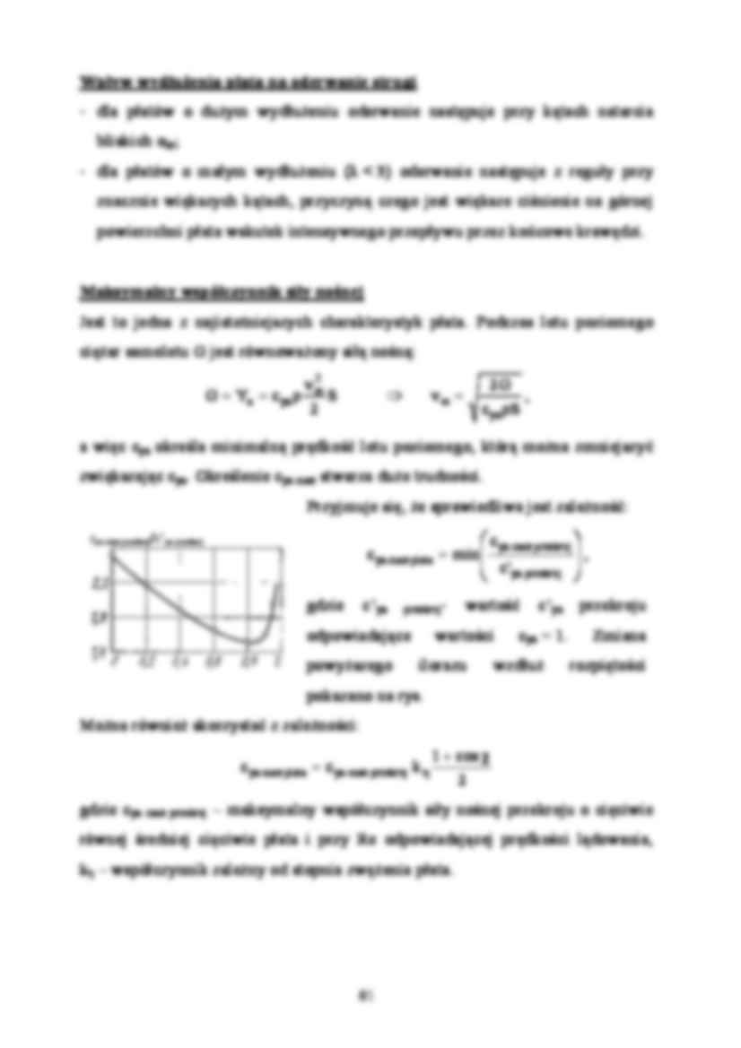 Maksymalny współczynnik siły nośnej - strona 3