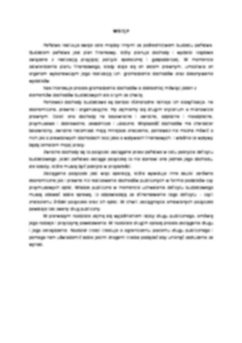 Zadłużenie publiczne w gospodarkach rynkowych - strona 3