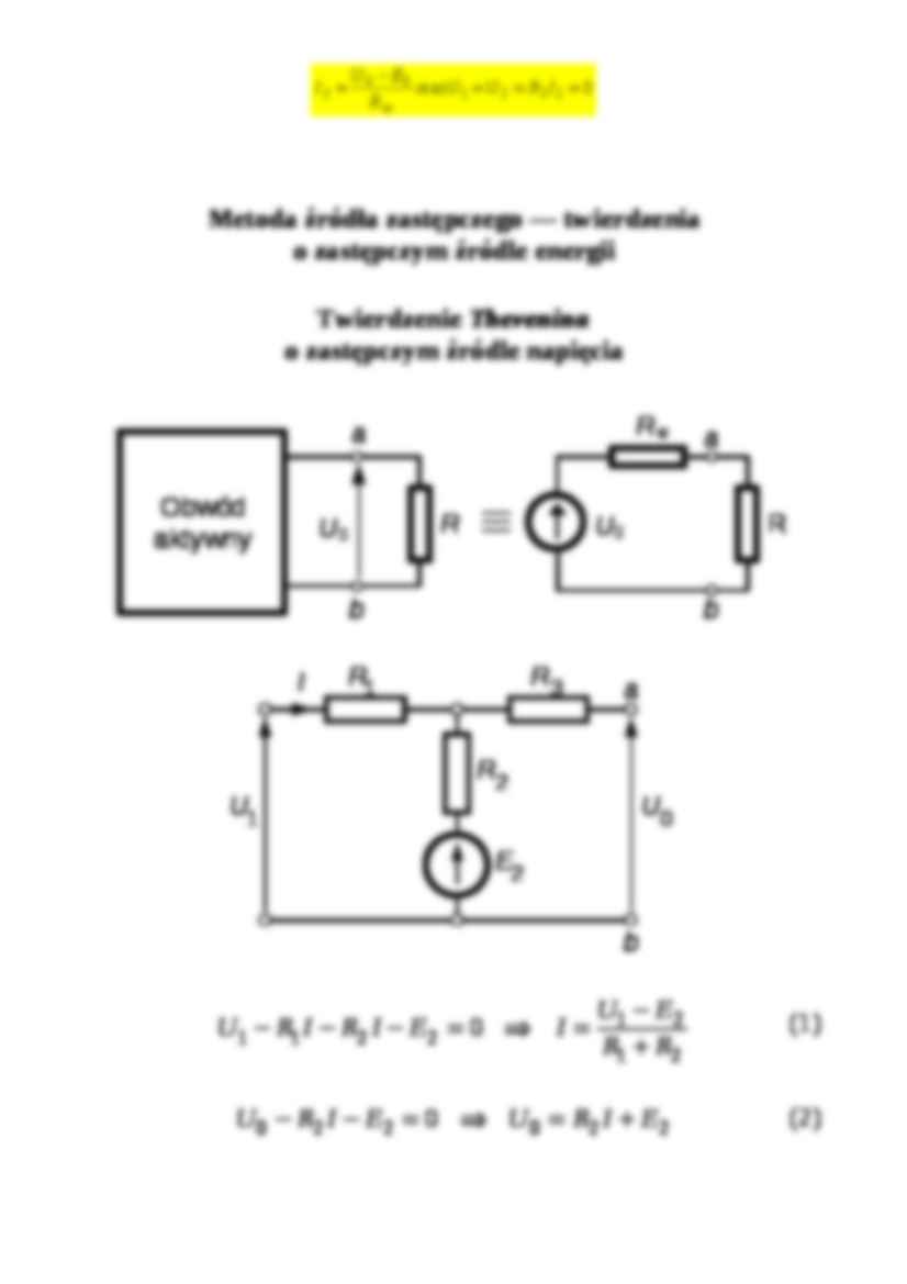 Przykład obliczania obwodu elektrycznego - strona 3