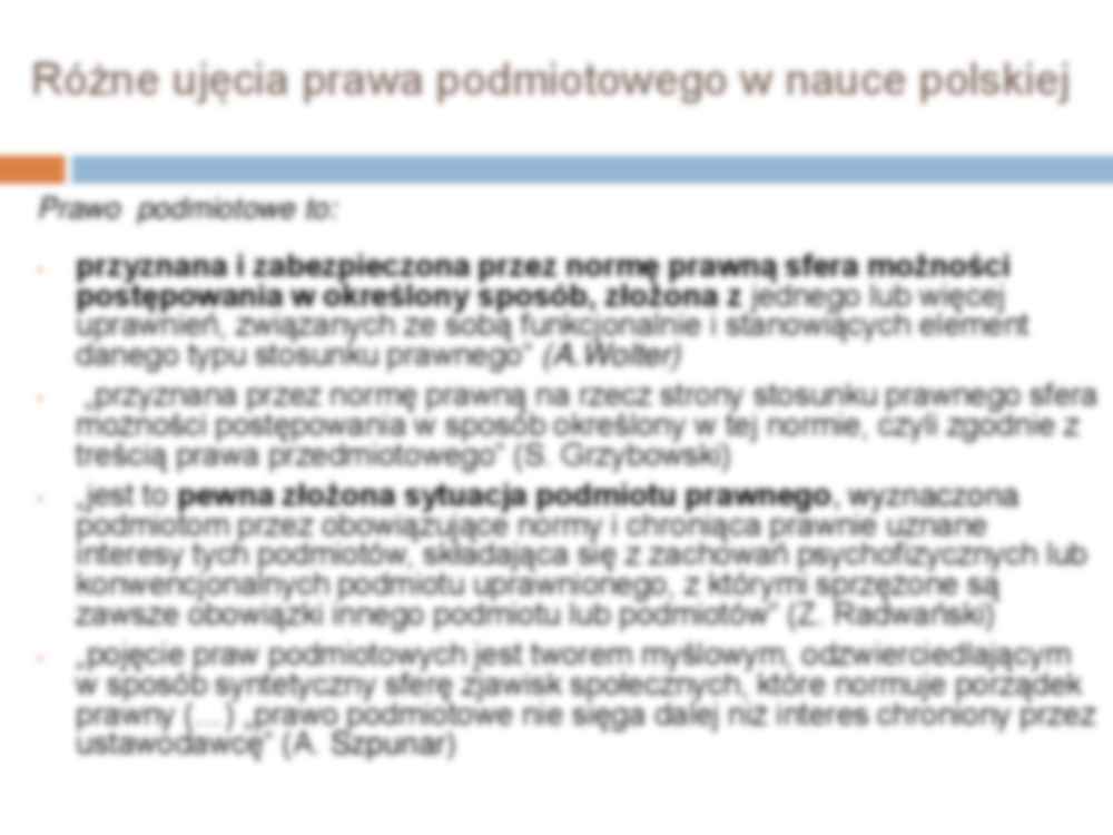 Prawo podmiotowe - ogólnie - strona 3