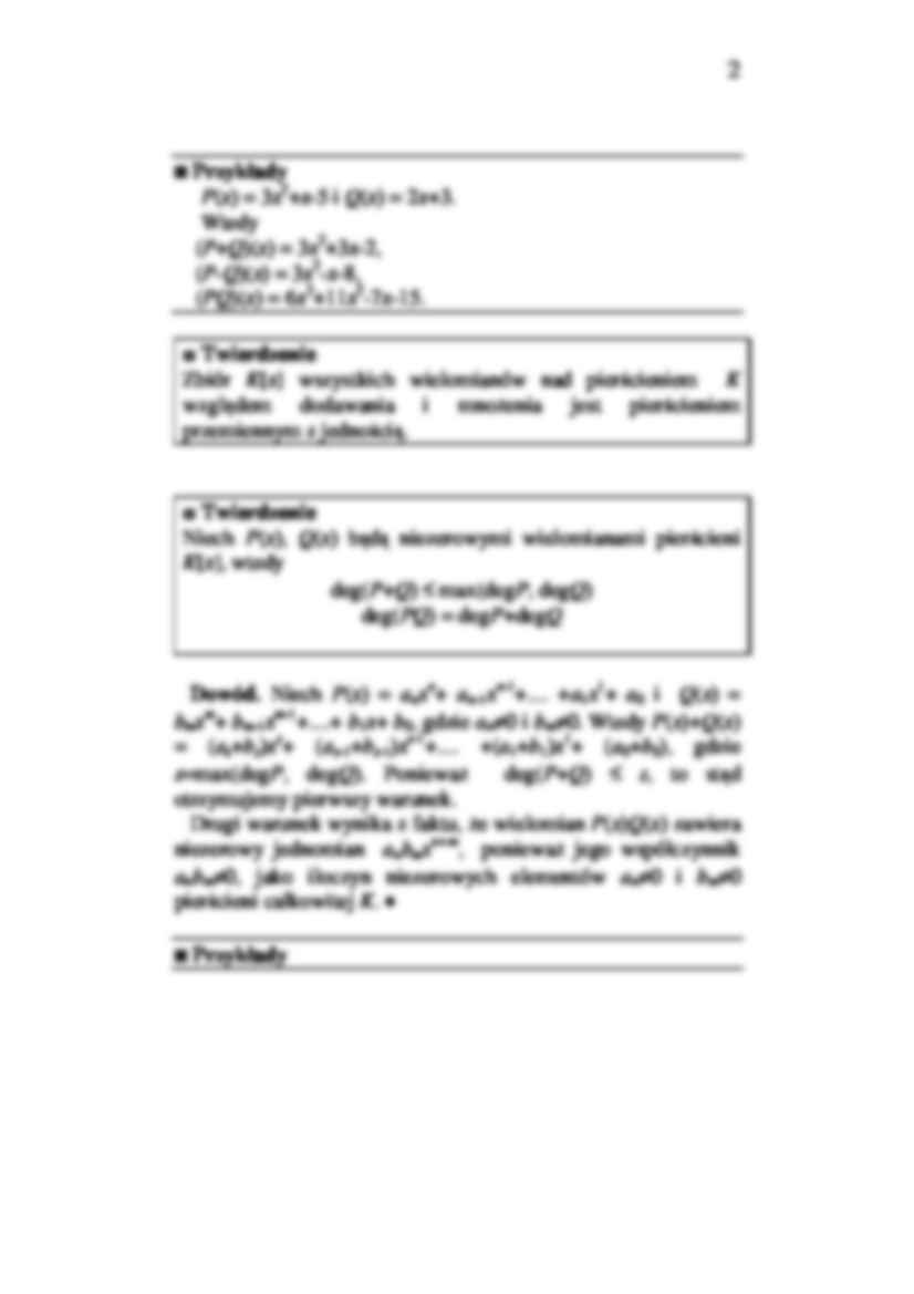 Algebra - wykład 9 - strona 2