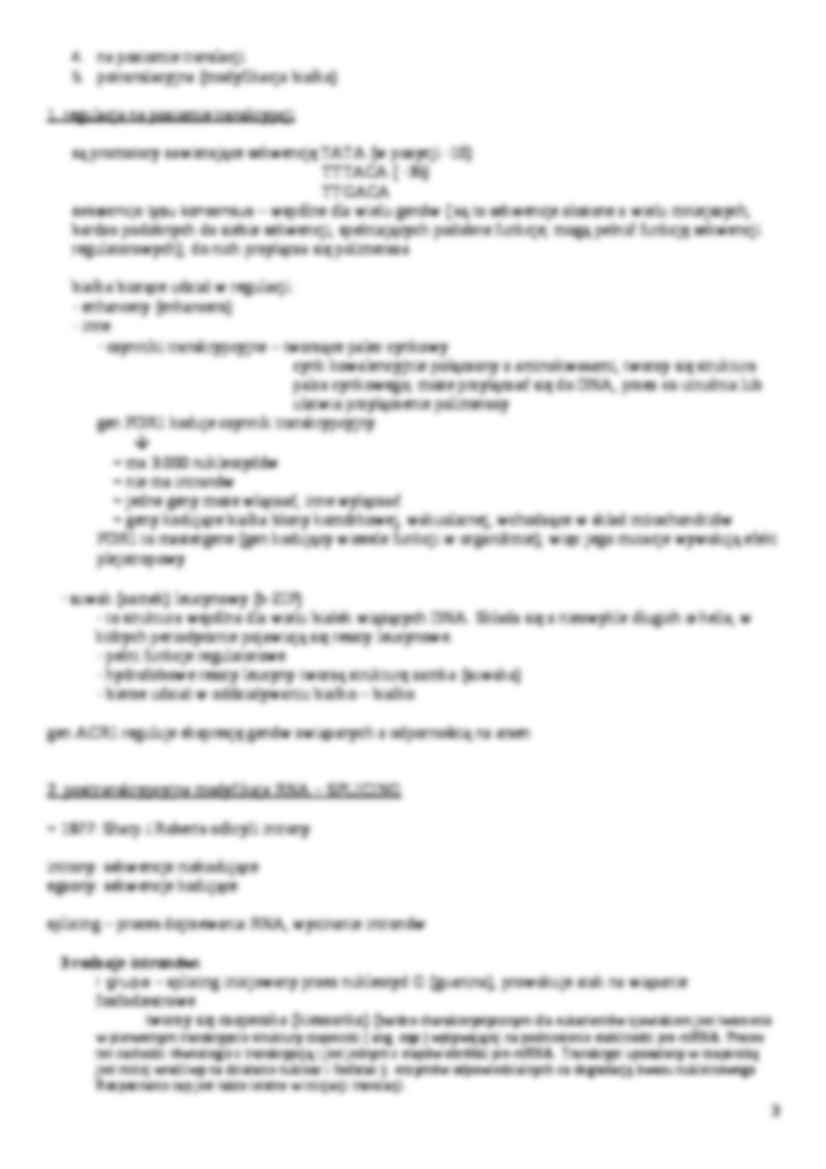 Genetyka - Eucaryota i Procaryota - strona 3