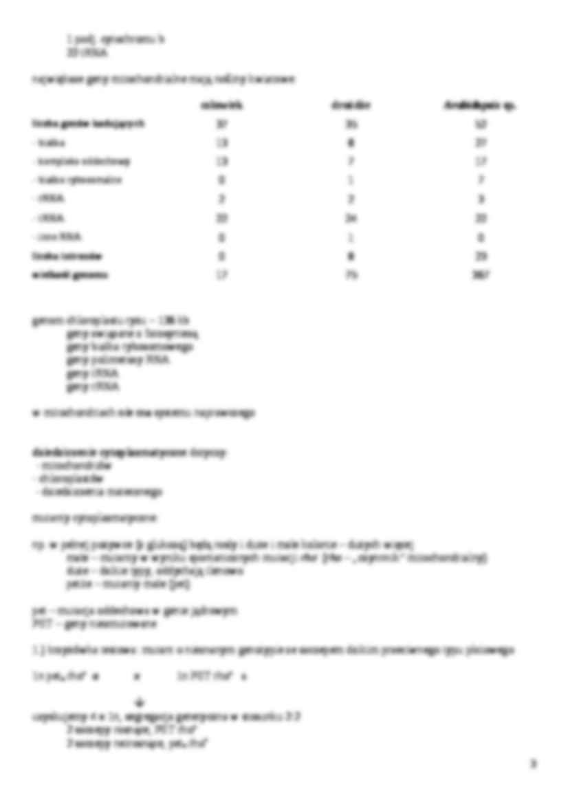 Genetyka - dziedziczenie cytoplazmatyczne - strona 3